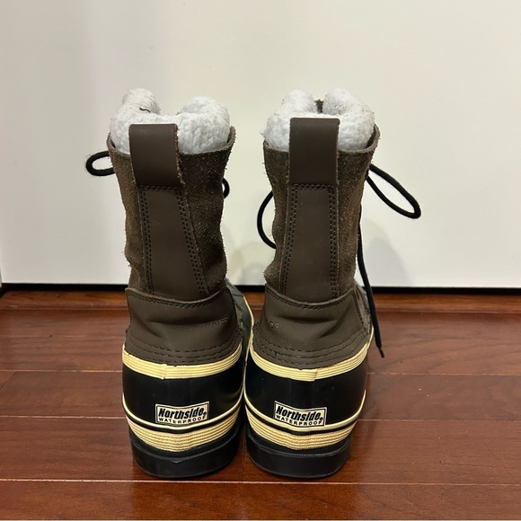 Northside Back Country Insulated Waterproof Winter Boots for Men Size:8 brown main image 7